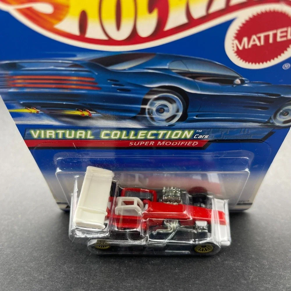 Hot Wheels Virtual Collection‎ Super Modified Race Car Red Diecast 1/64 #158
